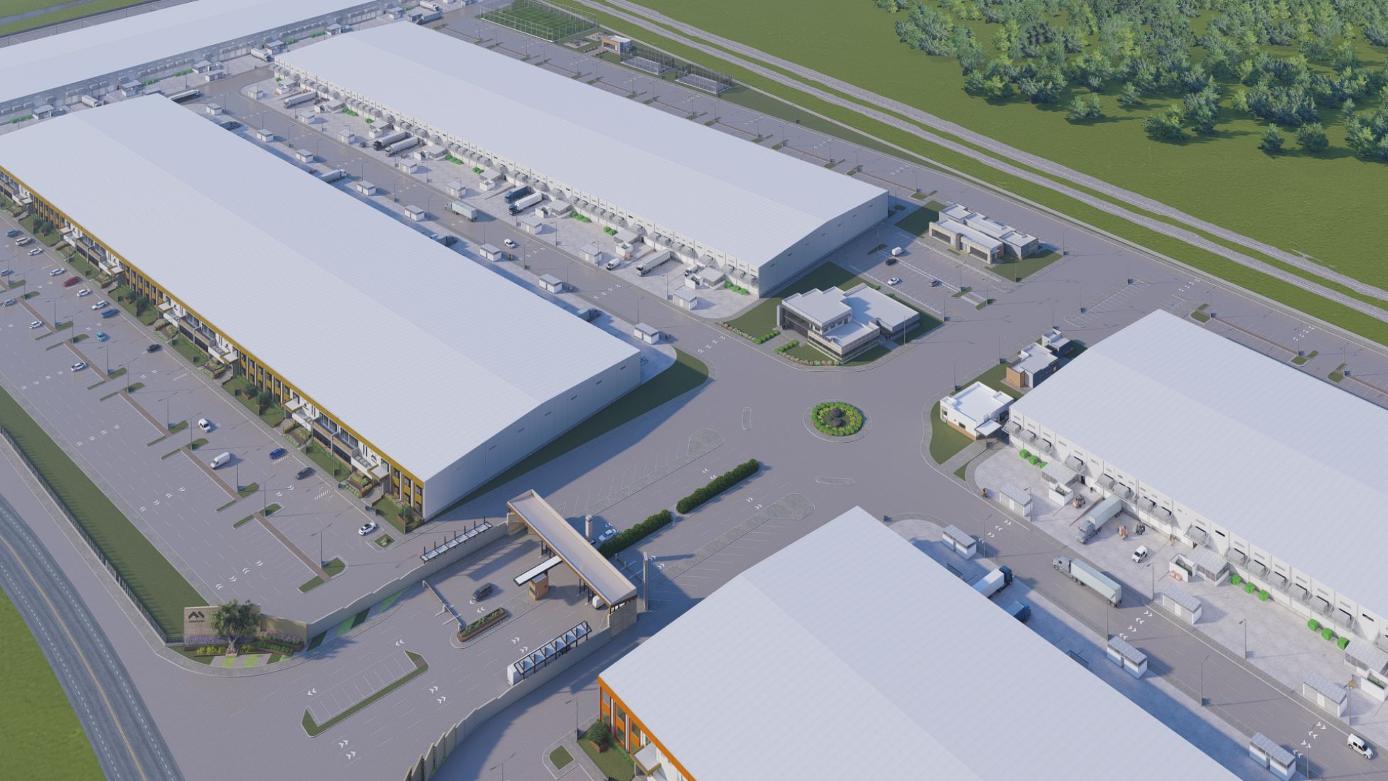 Industrial Park Rendering