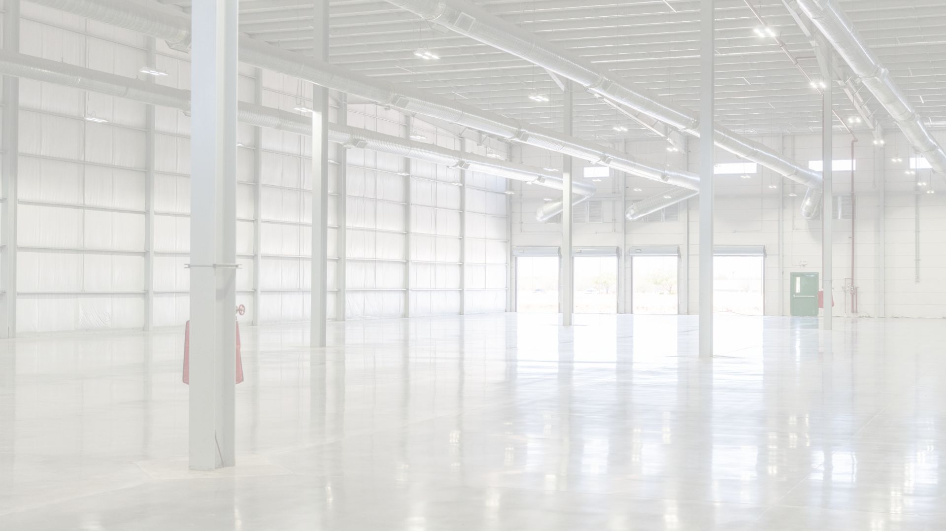 Interior of industrial building