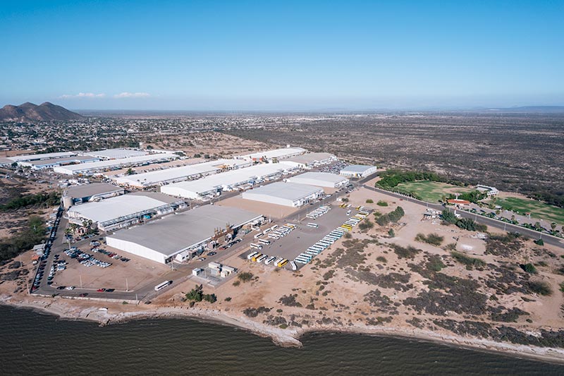 Aerial view of Tetakawi’s manufacturing community in Empalme, Sonora, Mexico.